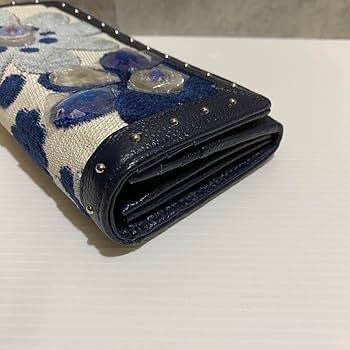 新品 Think Bee! 花柄 ブルーカナリー 長財布/箱付き 新品 Think Bee! 花柄 ブルーカナリー 長財布/箱付き - メルカリ